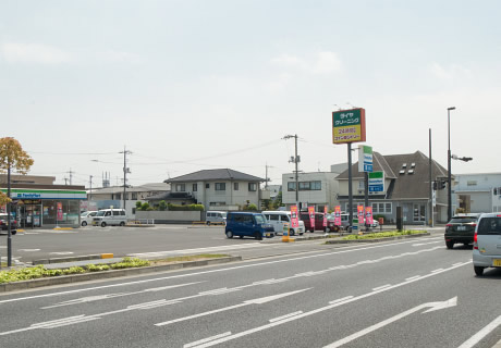 田中交差点の写真
